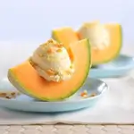 Melon With Ice Cream